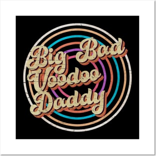 vintage circle line color Big Bad Voodoo Daddy Posters and Art